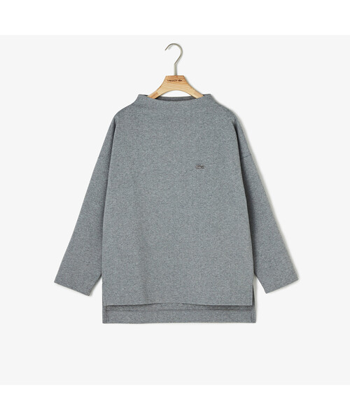 LACOSTE（ラコステ）の「ミラノリブワイドカットソー（スウェット・レディース・マスタード/ネイビー/ヘザーグレー/バーガンディー/ベージュ/グリーン・40/38/36/34）」の10枚目の写真