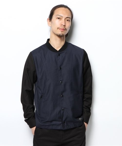 CIAOPANIC（チャオパニック）の「【Ciaopanic】TRスタジャンタイプJKT（ブルゾン・メンズ・ネイビー/グレー・MEDIUM/LARGE）」の13枚目の写真