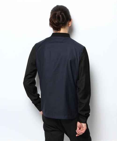 CIAOPANIC（チャオパニック）の「【Ciaopanic】TRスタジャンタイプJKT（ブルゾン・メンズ・ネイビー/グレー・MEDIUM/LARGE）」の5枚目の写真