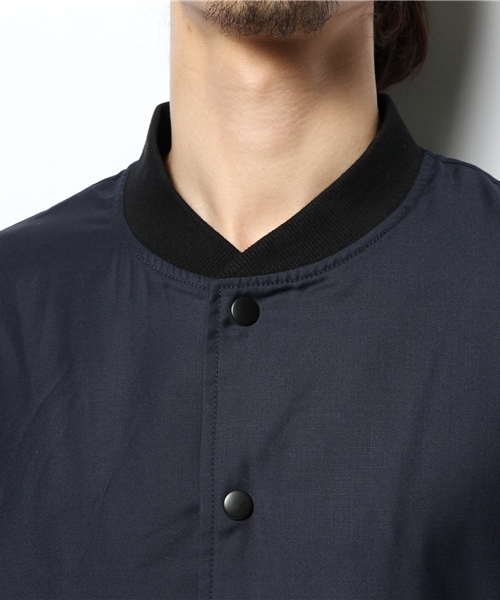 CIAOPANIC（チャオパニック）の「【Ciaopanic】TRスタジャンタイプJKT（ブルゾン・メンズ・ネイビー/グレー・MEDIUM/LARGE）」の7枚目の写真