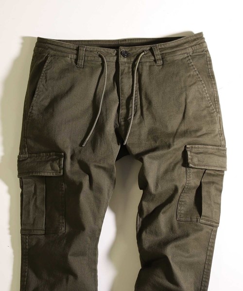 MEN'S BIGI（メンズビギ）の「ハイパワーストレッチ カーゴパンツ（カーゴパンツ・メンズ・ブラック/カーキ・LL/S/M/L）」の7枚目の写真