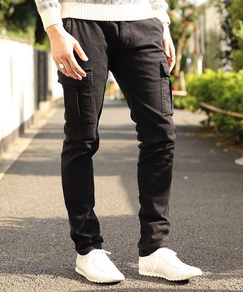 MEN'S BIGI（メンズビギ）の「ハイパワーストレッチ カーゴパンツ（カーゴパンツ・メンズ・ブラック/カーキ・LL/S/M/L）」の18枚目の写真