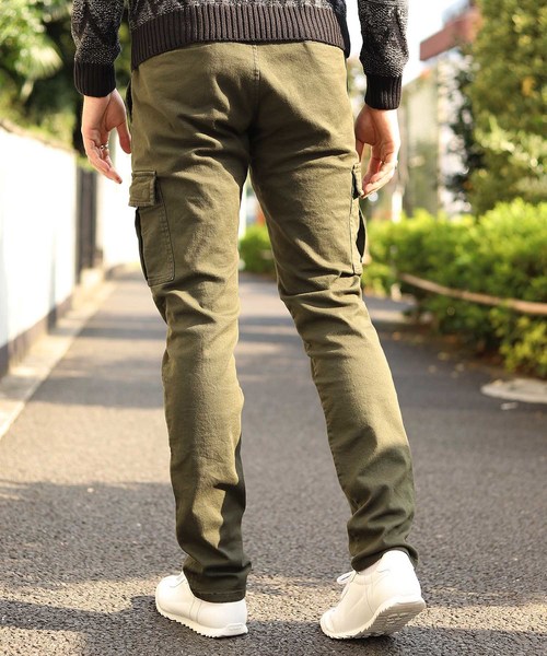 MEN'S BIGI（メンズビギ）の「ハイパワーストレッチ カーゴパンツ（カーゴパンツ・メンズ・ブラック/カーキ・LL/S/M/L）」の21枚目の写真