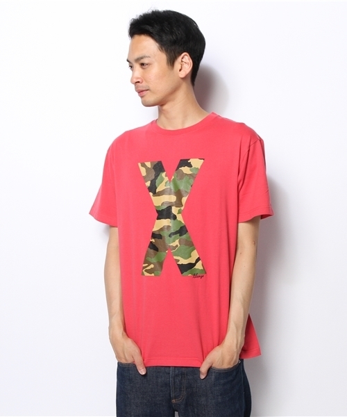 XLARGE(エクストララージ)の「S/S TEE BIG X(Tシャツ/カットソー・メンズ・パープル/ネイビー/バーガンディー/ホワイト/チャコールグレー・X-LARGE/MEDIUM/LARGE/SMALL)」の5枚目の写真