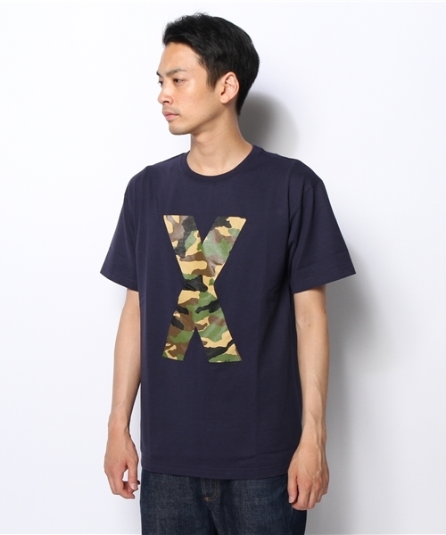 XLARGE(エクストララージ)の「S/S TEE BIG X(Tシャツ/カットソー・メンズ・パープル/ネイビー/バーガンディー/ホワイト/チャコールグレー・X-LARGE/MEDIUM/LARGE/SMALL)」の11枚目の写真