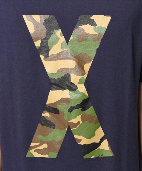 XLARGE(エクストララージ)の「S/S TEE BIG X(Tシャツ/カットソー・メンズ・パープル/ネイビー/バーガンディー/ホワイト/チャコールグレー・X-LARGE/MEDIUM/LARGE/SMALL)」の9枚目の写真