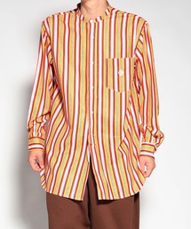 ALDIES | Stand Stripe Shirt / スタンドストライプシャツ(シャツ/ブラウス)
