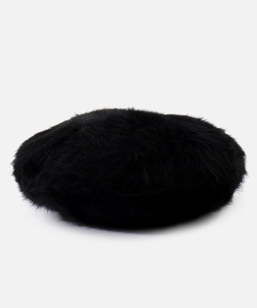 AZUL by moussy（アズールバイマウジー）の「SHAGGY BERET/シャギーベレー（ハンチング/ベレー帽・レディース・ブラック/ベージュ/グレー・FREE）」の17枚目の写真