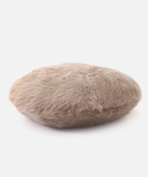 AZUL by moussy（アズールバイマウジー）の「SHAGGY BERET/シャギーベレー（ハンチング/ベレー帽・レディース・ブラック/ベージュ/グレー・FREE）」の8枚目の写真