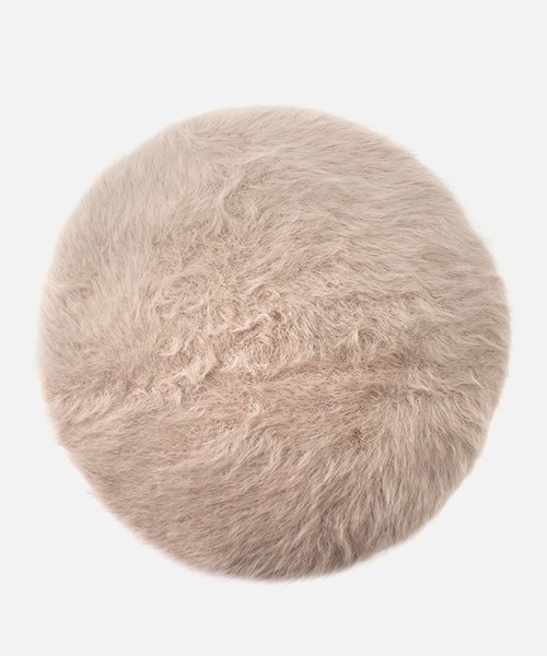 AZUL by moussy（アズールバイマウジー）の「SHAGGY BERET/シャギーベレー（ハンチング/ベレー帽・レディース・ブラック/ベージュ/グレー・FREE）」の6枚目の写真
