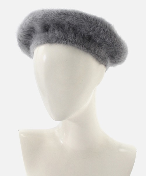 AZUL by moussy（アズールバイマウジー）の「SHAGGY BERET/シャギーベレー（ハンチング/ベレー帽・レディース・ブラック/ベージュ/グレー・FREE）」の9枚目の写真