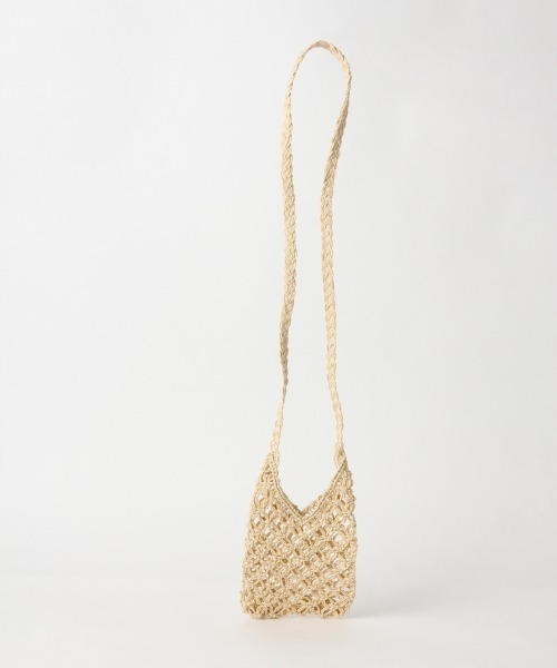 LOWRYS FARM（ローリーズファーム）の「ペーパーミニショルダー　864038（ショルダーバッグ・レディース・ベージュ/ブラウン/グレー・FREE）」の3枚目の写真