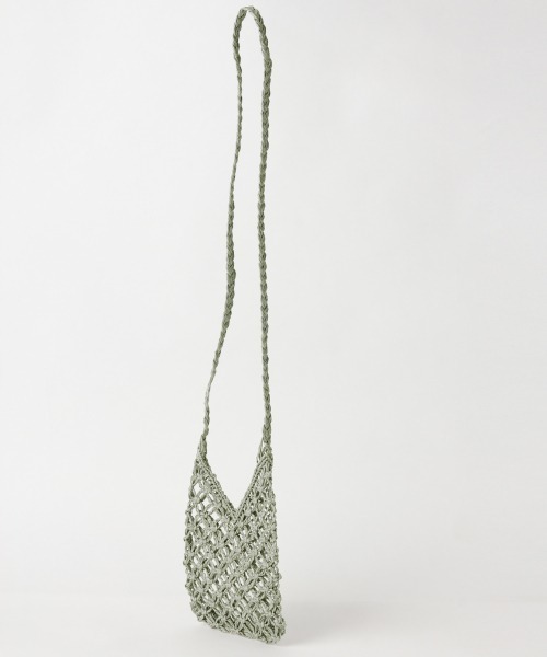 LOWRYS FARM（ローリーズファーム）の「ペーパーミニショルダー　864038（ショルダーバッグ・レディース・ベージュ/ブラウン/グレー・FREE）」の6枚目の写真