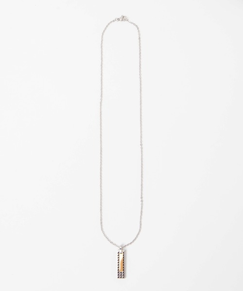 WEGO（ウィゴー）の「WEGO/パターンプレートチェーンネックレス（ネックレス・メンズ・シルバー・FREE）」の7枚目の写真