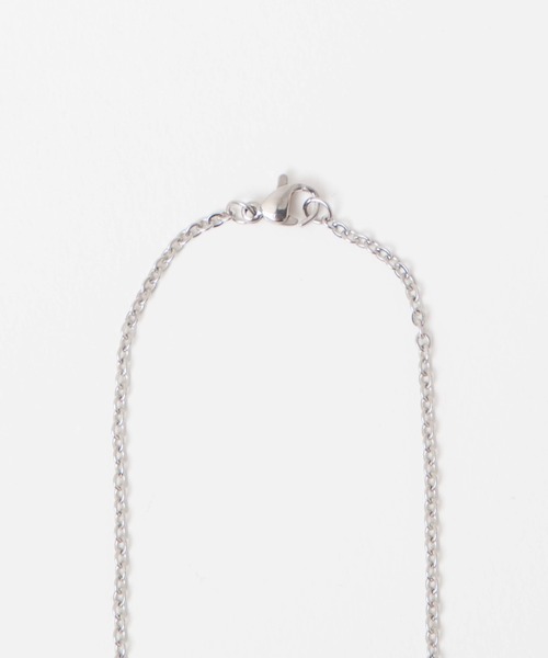 WEGO（ウィゴー）の「WEGO/パターンプレートチェーンネックレス（ネックレス・メンズ・シルバー・FREE）」の2枚目の写真