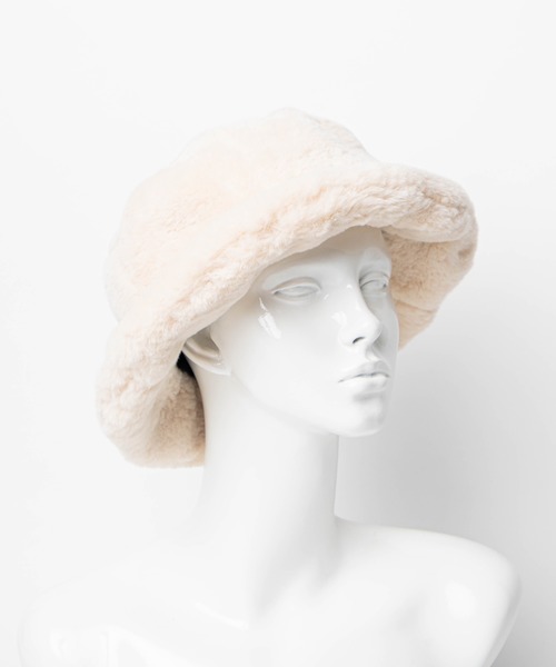 WEGO（ウィゴー）の「WEGO/ファーバケットハット（ハット・レディース・ブラック/オフホワイト/ライム/その他1・FREE）」の11枚目の写真