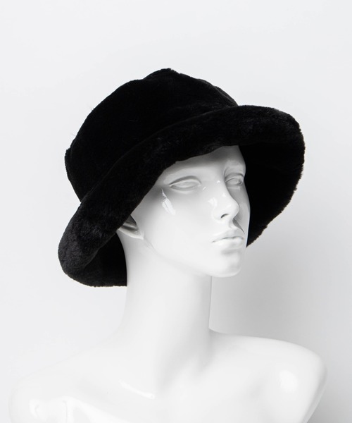 WEGO（ウィゴー）の「WEGO/ファーバケットハット（ハット・レディース・ブラック/オフホワイト/ライム/その他1・FREE）」の10枚目の写真