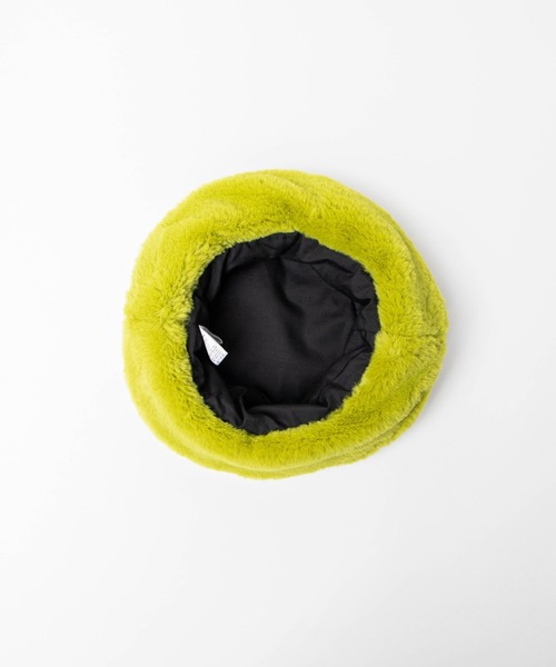 WEGO（ウィゴー）の「WEGO/ファーバケットハット（ハット・レディース・ブラック/オフホワイト/ライム/その他1・FREE）」の9枚目の写真