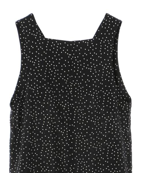 AMERICAN HOLIC(アメリカンホリック)の「スクエアネックサロペット *(サロペット/オーバーオール・レディース・モカ/ネイビー/ドット・MEDIUM/LARGE)」の17枚目の写真