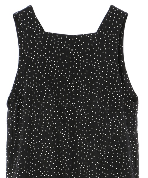 AMERICAN HOLIC(アメリカンホリック)の「スクエアネックサロペット *(サロペット/オーバーオール・レディース・モカ/ネイビー/ドット・MEDIUM/LARGE)」の12枚目の写真