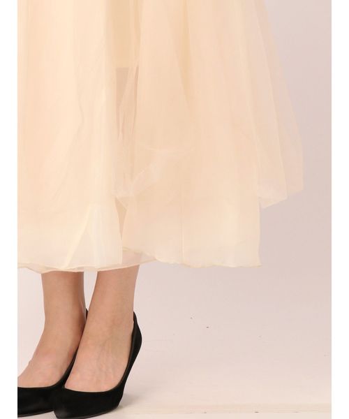 merry jenny（メリージェニー）の「ドッキングチュールスカート（スカート・レディース・アイボリー/インディゴブルー・FREE）」の19枚目の写真