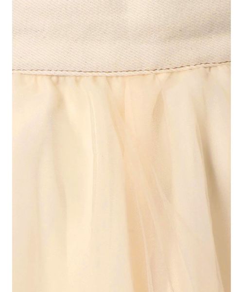 merry jenny（メリージェニー）の「ドッキングチュールスカート（スカート・レディース・アイボリー/インディゴブルー・FREE）」の21枚目の写真