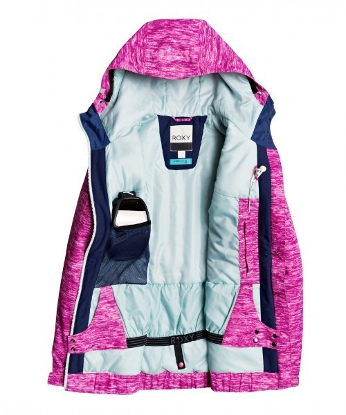 ROXY(ロキシー)の「VALLEY HOODIE JK/ロキシー レディース スノージャケット スノー スノーボード(その他アウター・レディース・ブラック/ピンク・MEDIUM/SMALL/X-SMALL)」の6枚目の写真