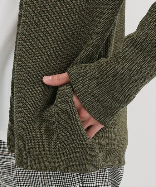 EDIFICE（エディフィス）の「レーヨンペ-パーカタアゼラップカーディガン（カーディガン/ボレロ・メンズ・ホワイト/ベージュ/カーキ/ネイビー/ブルー・SMALL/MEDIUM/LARGE）」の16枚目の写真