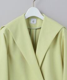 【即購入可】6 roku ジャケット 幾何学模様 6（ロク）の「＜6(ROKU)＞SAILOR COLLAR 1B JACKET/ジャケット