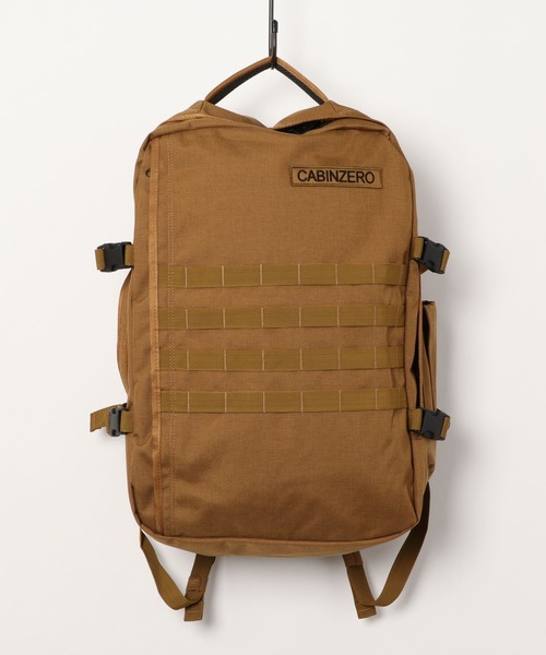 CABINZERO(キャビンゼロ)の「『cabin ZERO(キャビンゼロ)』 MILITARY 44L(バックパック/リュック・メンズ・ブラック/カーキ/サンドベージュ/ネイビー・FREE)」の8枚目の写真
