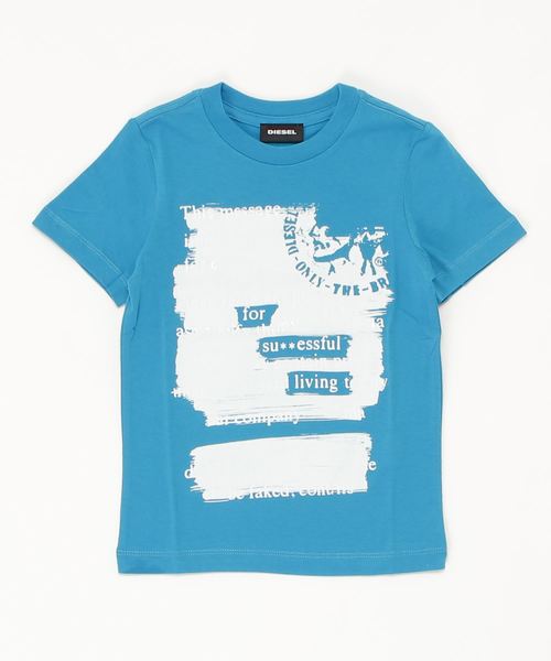 DIESEL KIDS(ディーゼルキッズ)の「DIESEL(ディーゼル)Kids & Junior グラフィックデザインコットン半袖Tシャツカットソー(Tシャツ/カットソー・キッズ・ライトグレー/レッド/イエロー/ベージュ/ブルー・4Y/12Y/10Y/8Y/14Y/16Y/6Y)」の4枚目の写真