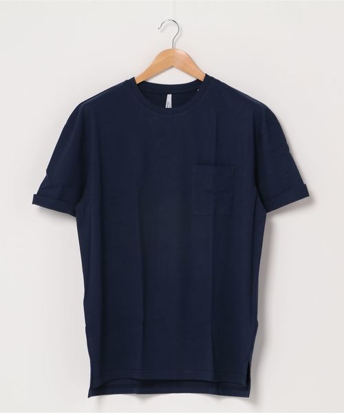 VIBGYOR(ヴィブジョー)の「VIBGYOR Select/16/-天竺ルーズTシャツ(Tシャツ/カットソー・メンズ・ホワイト/ベージュ/ネイビー/ピンク/ブラック/杢グレー・LARGE/MEDIUM/X-LARGE)」の5枚目の写真