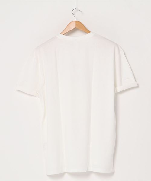VIBGYOR(ヴィブジョー)の「VIBGYOR Select/16/-天竺ルーズTシャツ(Tシャツ/カットソー・メンズ・ホワイト/ベージュ/ネイビー/ピンク/ブラック/杢グレー・LARGE/MEDIUM/X-LARGE)」の7枚目の写真