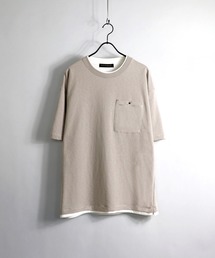 Confirm / コンファーム フェイクポケットビッグシルエットTシャツ
