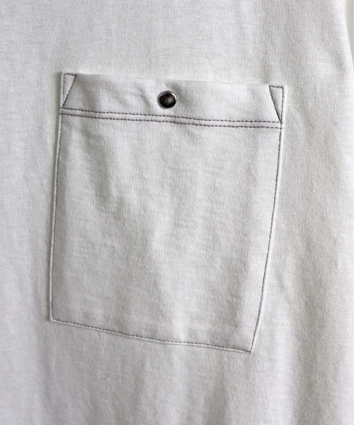 Confirm(コンファーム)の「Confirm / コンファーム フェイクポケットビッグシルエットTシャツ(Tシャツ/カットソー・メンズ・ホワイト/ブラウン/ベージュ/ネイビー・L/M)」の20枚目の写真