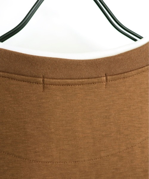 Confirm(コンファーム)の「Confirm / コンファーム フェイクポケットビッグシルエットTシャツ(Tシャツ/カットソー・メンズ・ホワイト/ブラウン/ベージュ/ネイビー・L/M)」の14枚目の写真