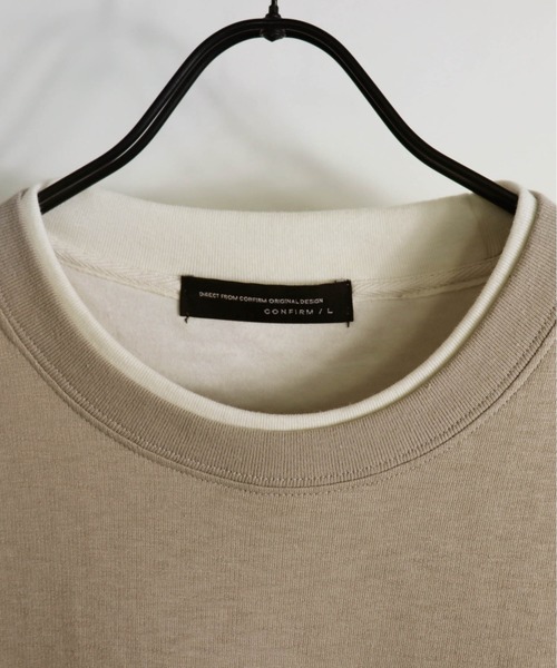 Confirm(コンファーム)の「Confirm / コンファーム フェイクポケットビッグシルエットTシャツ(Tシャツ/カットソー・メンズ・ホワイト/ブラウン/ベージュ/ネイビー・L/M)」の13枚目の写真