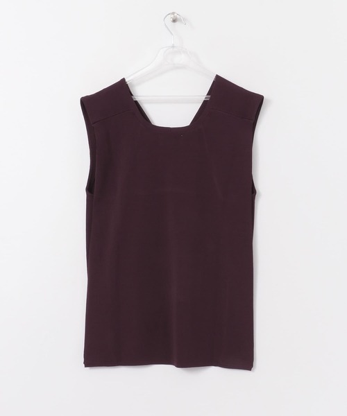 LAATO（ラート）の「BACK TACK KNIT（ニット/セーター・レディース・ベージュ/パープル/オフホワイト・FREE）」の8枚目の写真