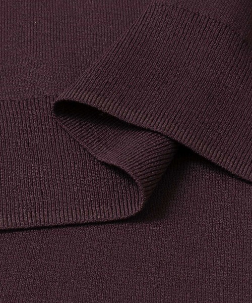 LAATO（ラート）の「BACK TACK KNIT（ニット/セーター・レディース・ベージュ/パープル/オフホワイト・FREE）」の9枚目の写真