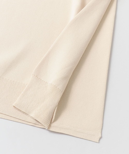 LAATO（ラート）の「BACK TACK KNIT（ニット/セーター・レディース・ベージュ/パープル/オフホワイト・FREE）」の10枚目の写真