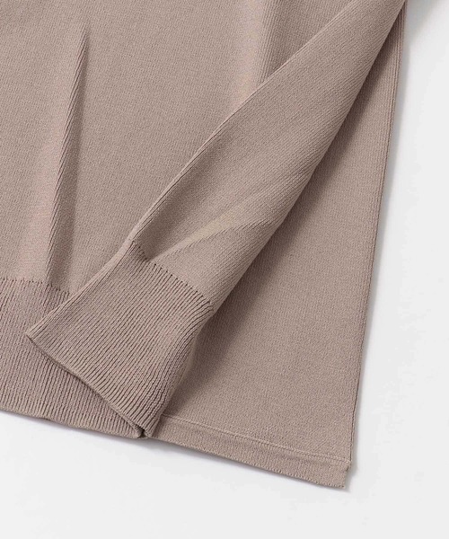 LAATO（ラート）の「BACK TACK KNIT（ニット/セーター・レディース・ベージュ/パープル/オフホワイト・FREE）」の11枚目の写真