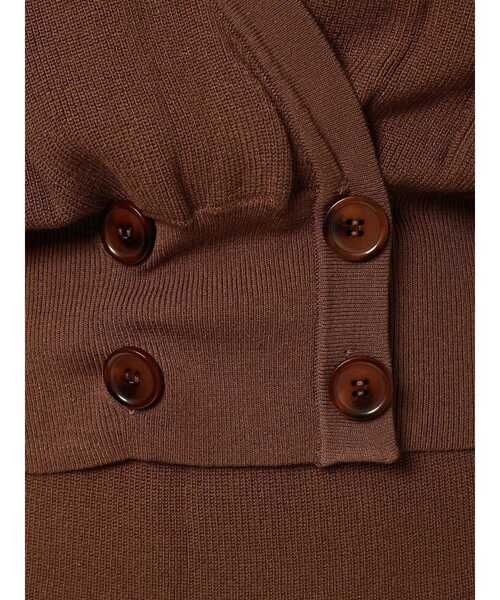 RESEXXY（リゼクシー）の「ボリュームスリーブニットカーディガン【セットアップ着用可能】（カーディガン/ボレロ・レディース・ベージュ/ブラウン/カーキ・FREE）」の22枚目の写真