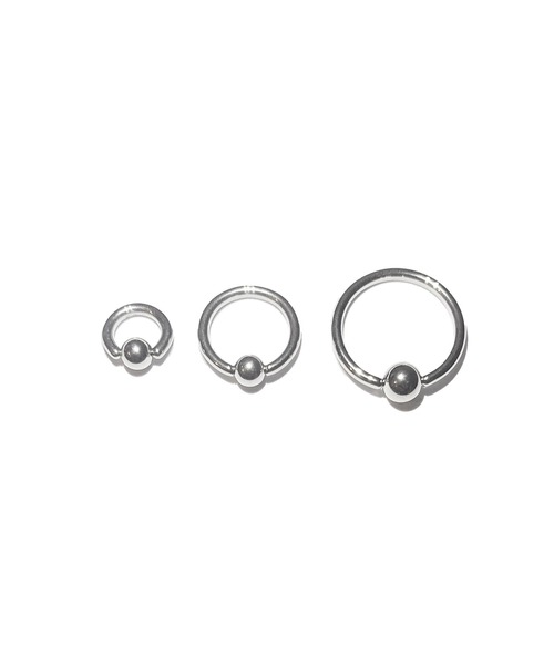 MORPH(モルフ)の「MORPH モルフ CBR ボディーピアス 14ゲージ 6mm~14mm(ピアス(片耳用)・メンズ・シルバー・6/8/10/12/14)」の1枚目の写真