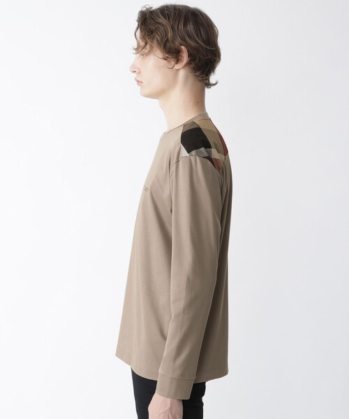 新品BLACK LABEL CRESTBRIDGE ヨークチェックカットソー L BLACK LABEL CRESTBRIDGE（ブラックレーベル・クレストブリッジ