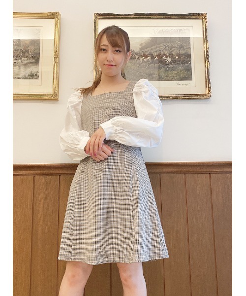 One Way ワンウェイ の 袖ギャザーop ワンピース Wear