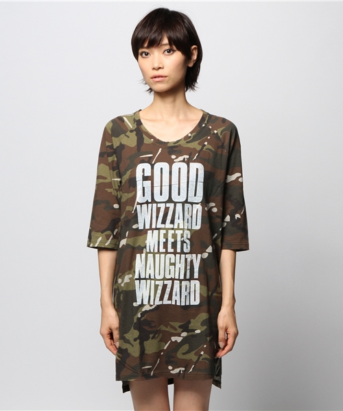 HYSTERIC GLAMOUR(ヒステリックグラマー)の「GOOD WIZZARD pt OP(ワンピース・レディース・ピンク系その他/グリーン系カモフラージュ・FREE)」の10枚目の写真