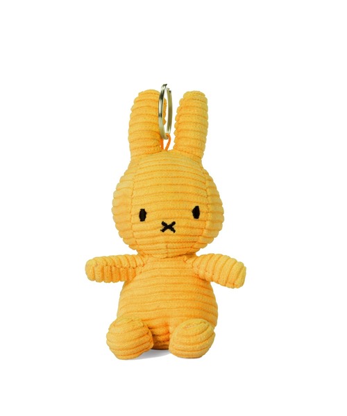 Miffy（ ミッフィー）の「【BON TON TOYS】ミッフィー コーデュロイ キーチェーン 10cm（キーホルダー・レディース・ホワイト/ブルー/グリーン/ダークグレー/ライトピンク/オレンジ/ライトグリーン/イエロー/ベージュ/ライトブルー/ライトイエロー・フリー）」の8枚目の写真