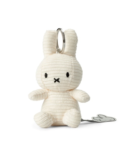 Miffy（ ミッフィー）の「【BON TON TOYS】ミッフィー コーデュロイ キーチェーン 10cm（キーホルダー・レディース・ホワイト/ブルー/グリーン/ダークグレー/ライトピンク/オレンジ/ライトグリーン/イエロー/ベージュ/ライトブルー/ライトイエロー・フリー）」の12枚目の写真