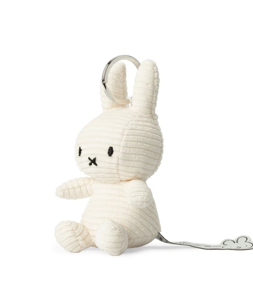Miffy（ ミッフィー）の「【BON TON TOYS】ミッフィー コーデュロイ キーチェーン 10cm（キーホルダー・レディース・ホワイト/ブルー/グリーン/ダークグレー/ライトピンク/オレンジ/ライトグリーン/イエロー/ベージュ/ライトブルー/ライトイエロー・フリー）」の13枚目の写真
