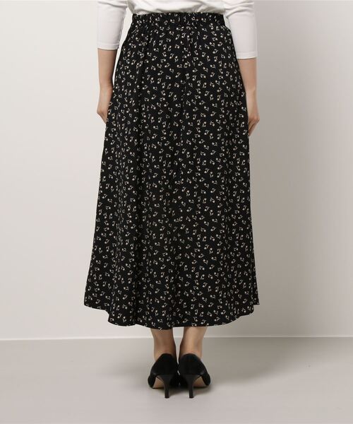 flower（フラワー）の「ムードブルームスカート（スカート・レディース・ブラック/ベージュ・FREE）」の4枚目の写真